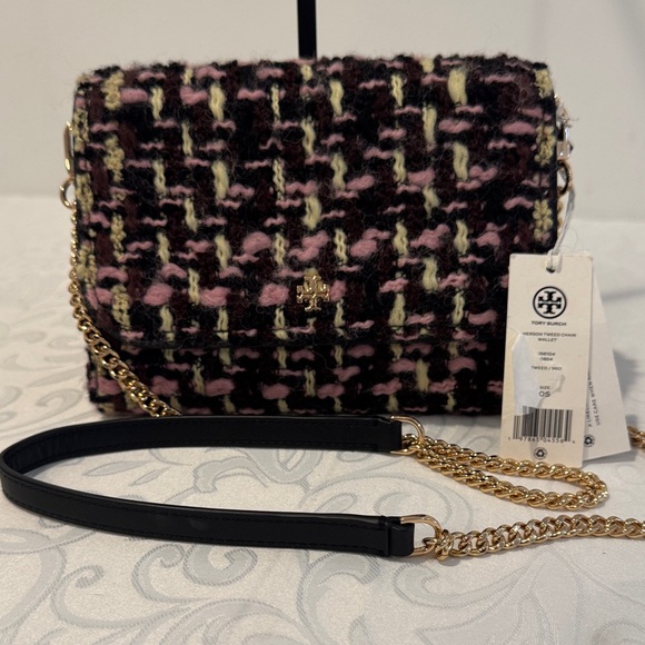 Tory Burch Handbags - Tory Burch Tweed Emerson Crossbody Bag